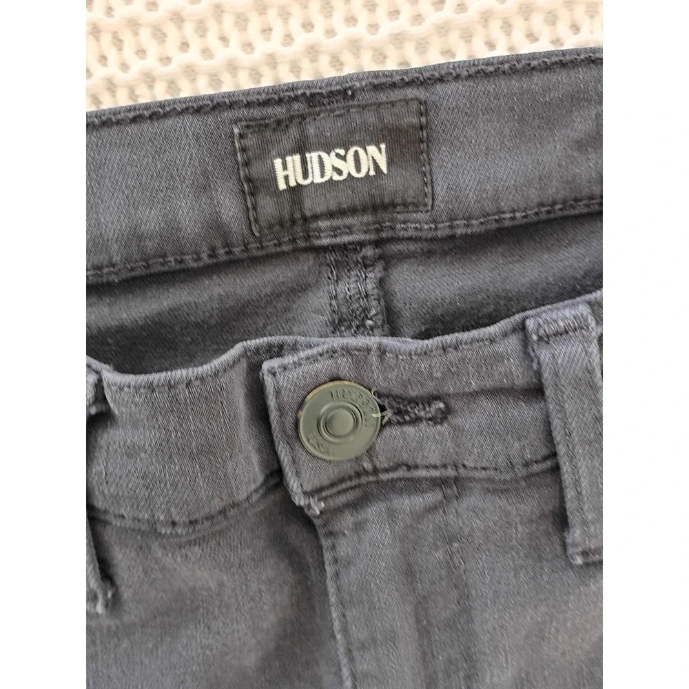 Hudson Natalie Ankle Skinny Jeans Charcoal Mid‎ Rise Size 27 NWT MSRP $195